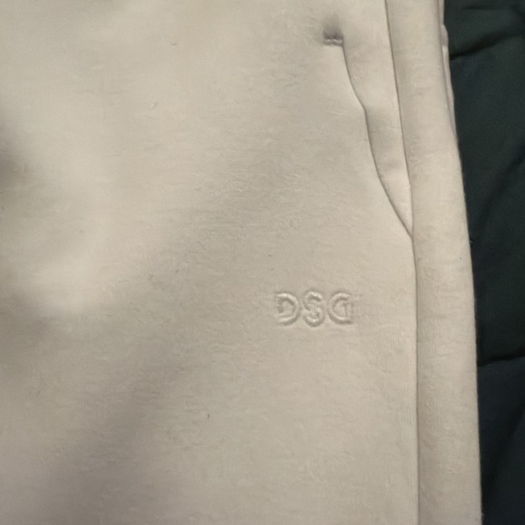 NEW DSG Men's Sport Fleece Jogger Pure White Athletic Workout Pants Size XXL - Picture 2 of 6